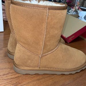 Boots with fur snow boots